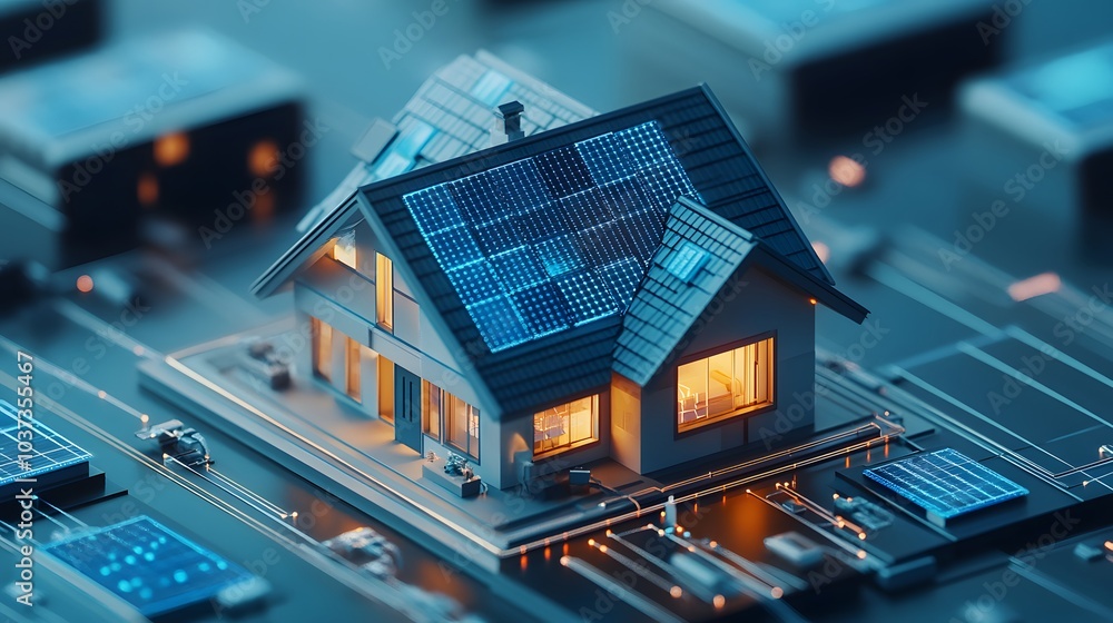 Smart Home Technology with Solar Power Smart Home Technology with Solar Power