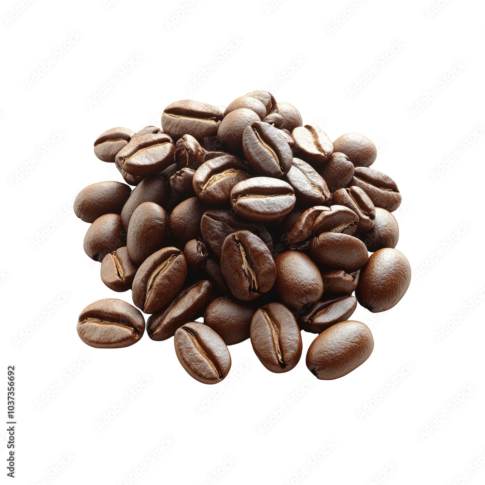 Roasted Coffee Beans Close Up Roasted Coffee Beans Close Up