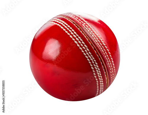 cricket ball isolated on white