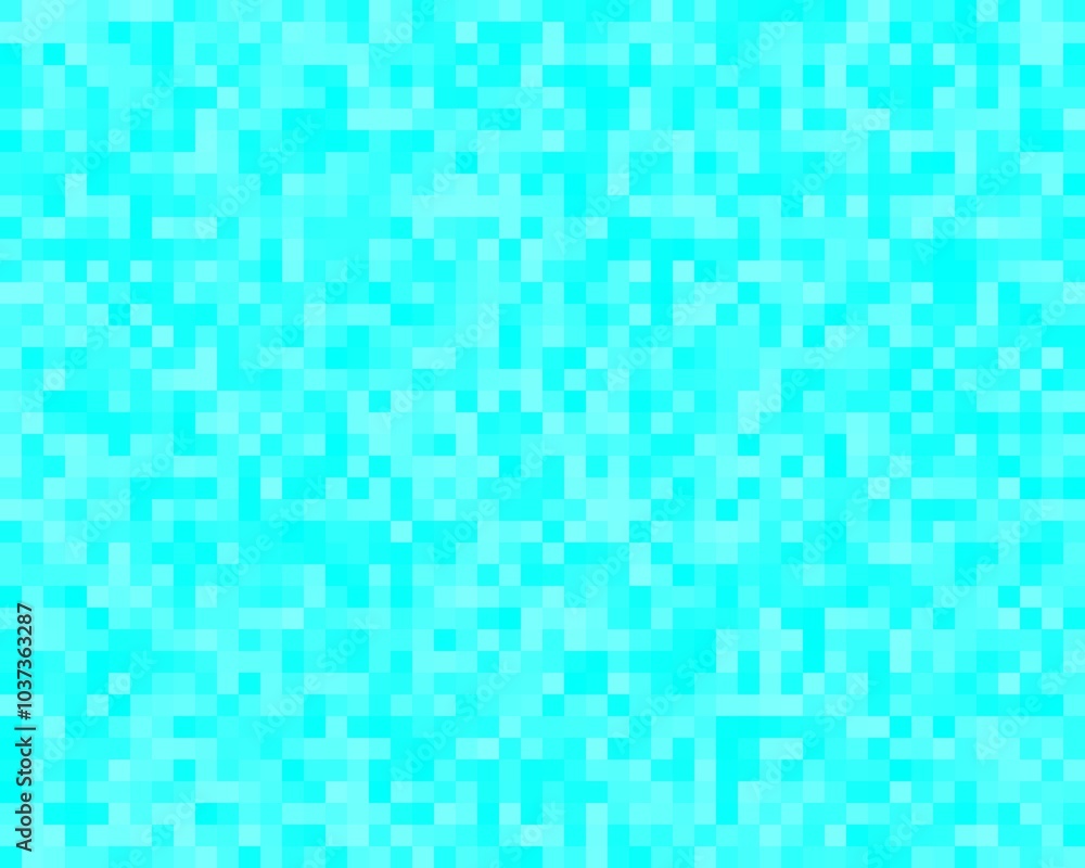 a pixelated pattern composed of various shades of cyan. The texture resembles a mosaic or tiled surface, perfect for fresh, modern backgrounds or abstract, vibrant digital designs. a pixelated pattern composed of various shades of cyan. The texture resembles a mosaic or tiled surface, perfect for fresh, modern backgrounds or abstract, vibrant digital designs.