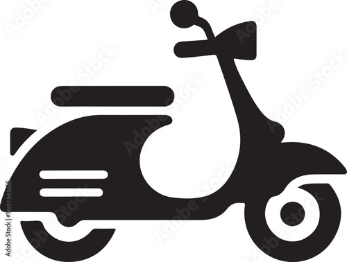 person riding a scooter
