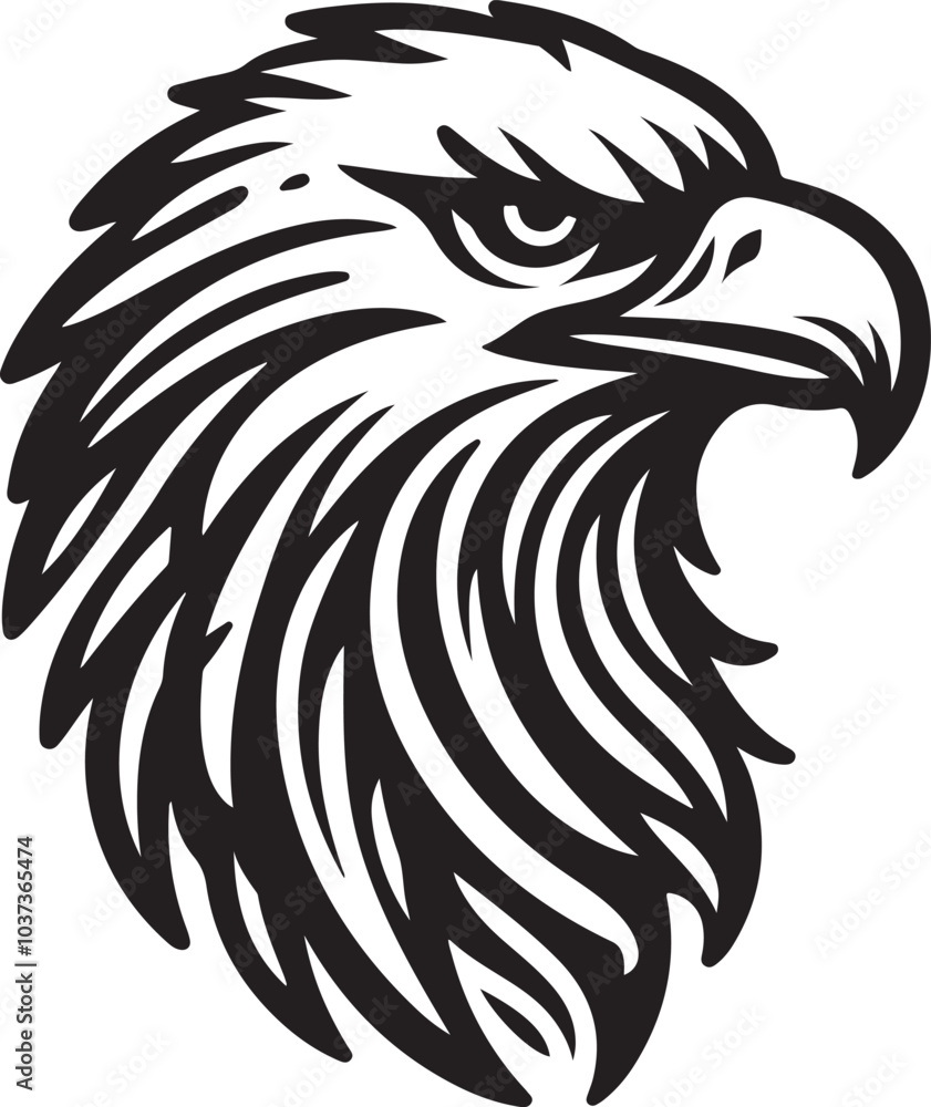 Eagle head vector art and logo design Eagle head vector art and logo design