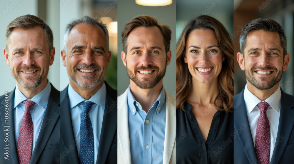 Professional Business Team Portraits: Leadership and Teamwork in a Modern Corporate Setting, Professional Headshots Imagery Professional Business Team Portraits: Leadership and Teamwork in a Modern Corporate Setting, Professional Headshots Imagery