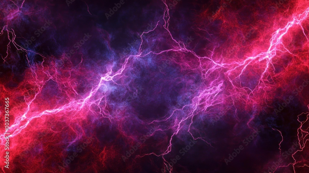 Abstract Lightning Storm Abstract Lightning Storm