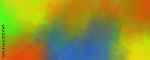 Vibrant Multicolored Gradient Background with Smooth Transitions Between Blue, Green, Orange, and Purple, Ideal for Digital Design, Website Themes, and Creative Visual Projects 