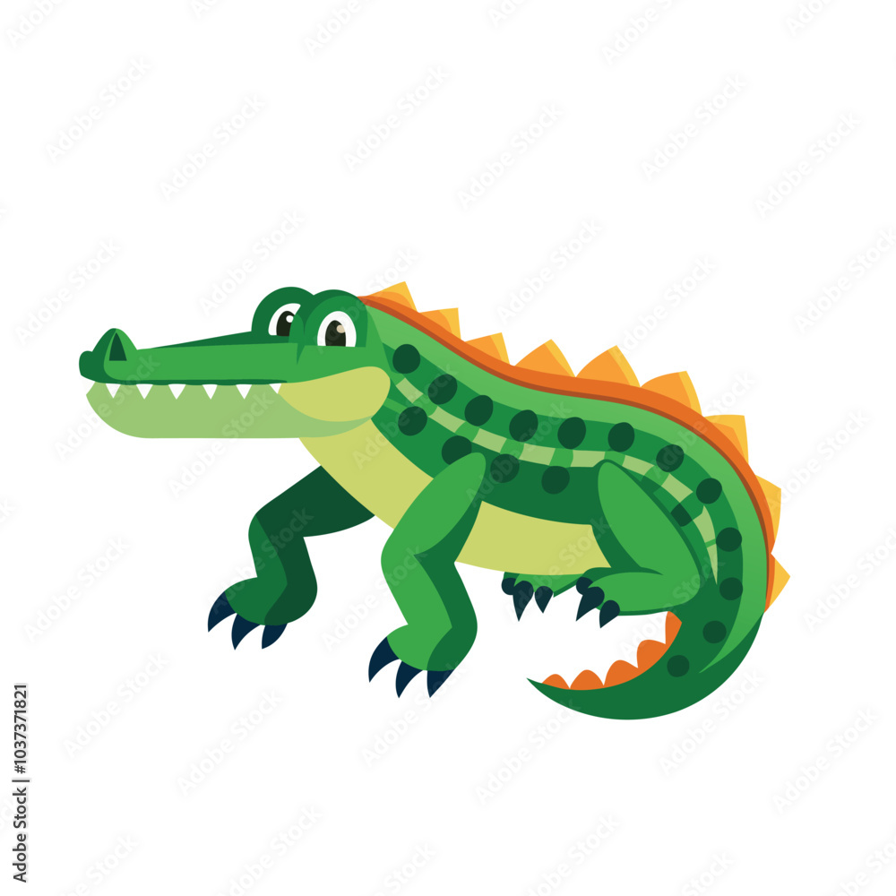 cartoon crocodile with a smile cartoon crocodile with a smile