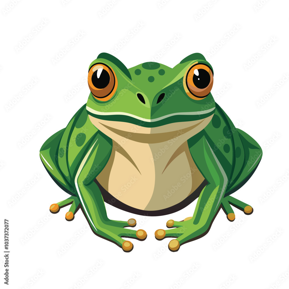 Fototapeta premium green eyed tree frog