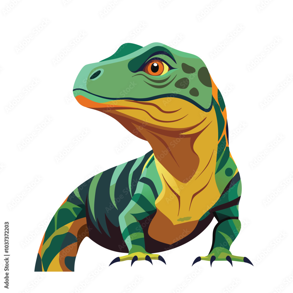 green lizard isolated on white green lizard isolated on white