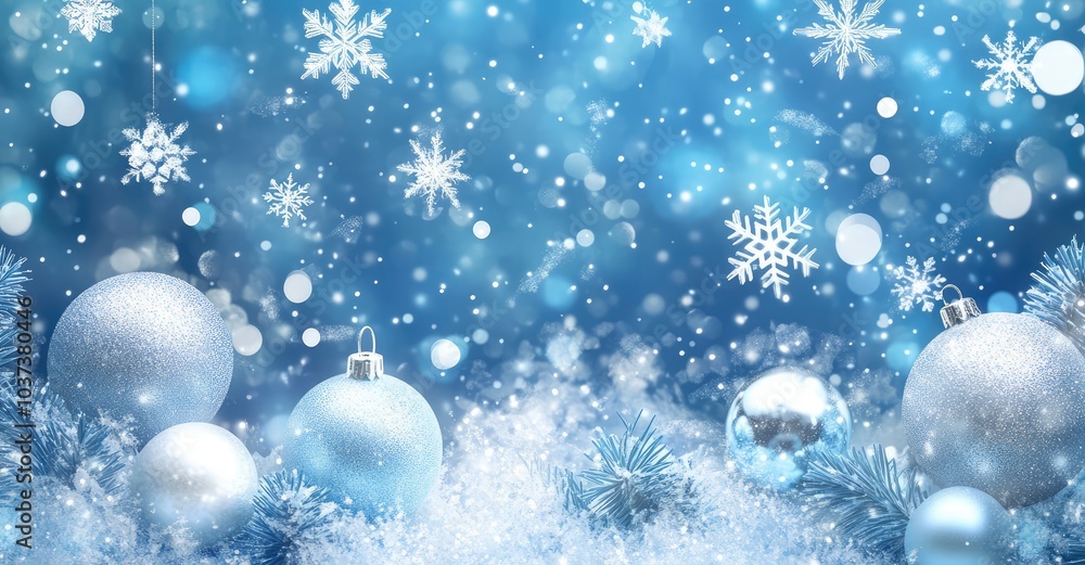 Winter Decoration Web Banner. AI generated illustration. Winter Decoration Web Banner. AI generated illustration.