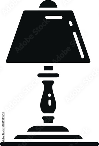 table lamp vector