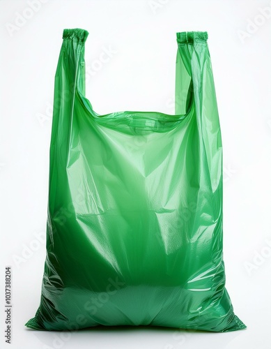 plastic bag isolated on white background - Recyclingplastic bag isolated on white background - Recycling photo