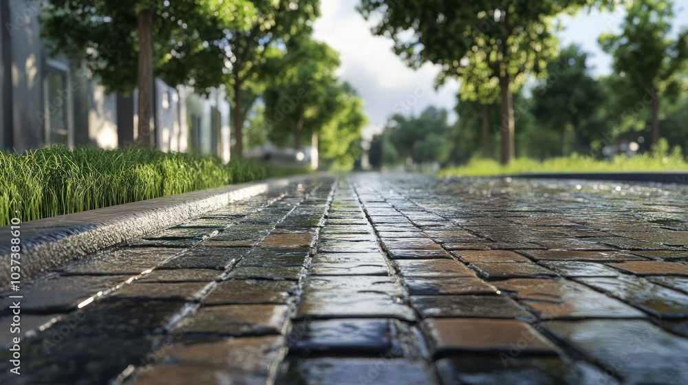 Permeable pavement reducing water runoff and flooding Permeable pavement reducing water runoff and flooding