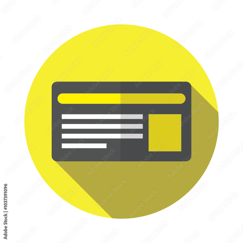 id card icon vector illustration id card icon vector illustration