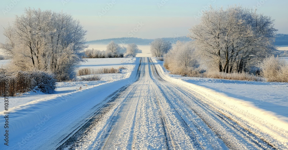 Snowy Car Windshield with Inspection. AI generated illustration. Snowy Car Windshield with Inspection. AI generated illustration.