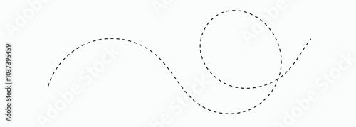  dotted line trip dashed trace destination track plan and silhouette, travelling symbol .  vector illustration. EPS 10