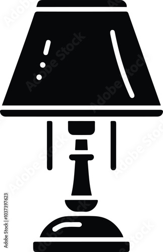 table lamp vector