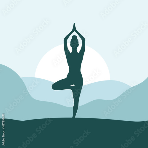 Sports and Fitness vector art illustration