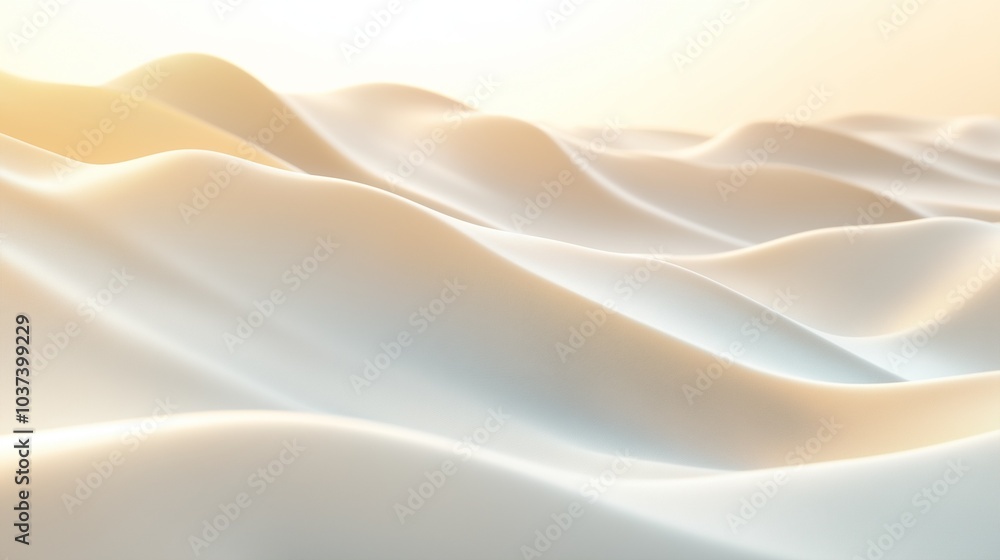 Obraz premium gentle hues, resembling the contours of a sand dune