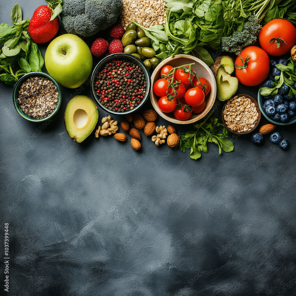 Background of the Healthy Food concept Background of the Healthy Food concept