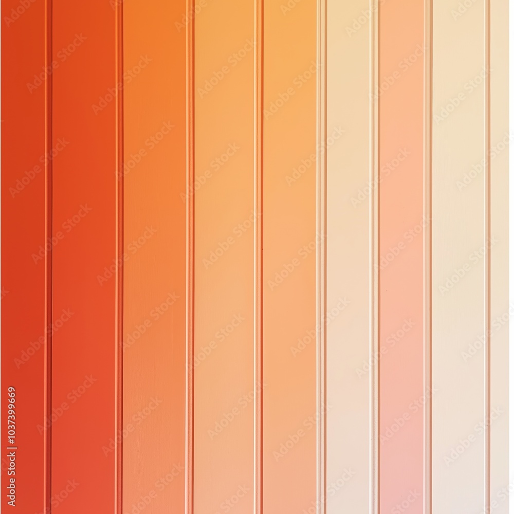 A wall with gradients transitioning from vibrant orange to subtle beige highlights color flow and design. A wall with gradients transitioning from vibrant orange to subtle beige highlights color flow and design.