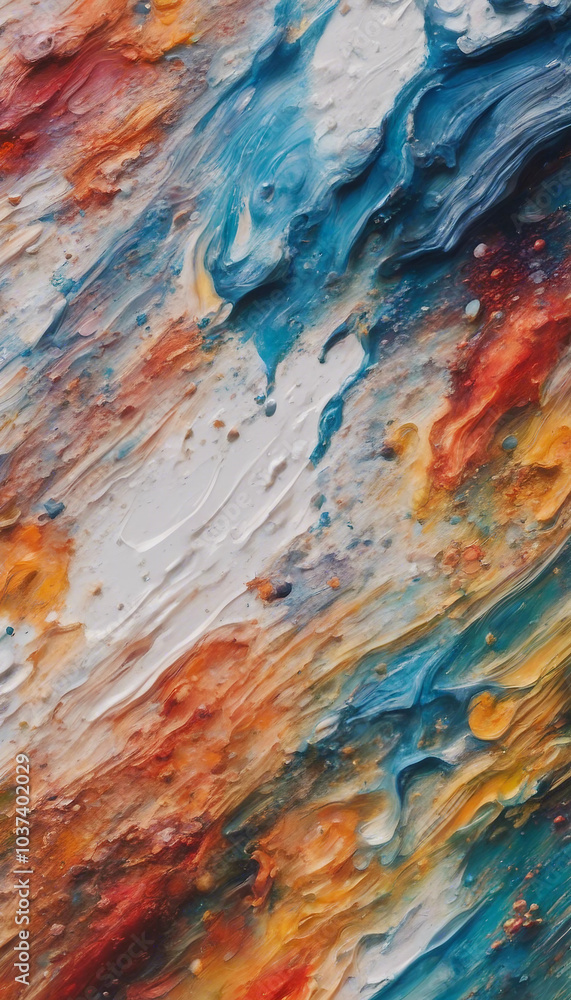 Splashes of textured oil paint in bright colours on a white or transparent background Graphic resour Splashes of textured oil paint in bright colours on a white or transparent background Graphic resour