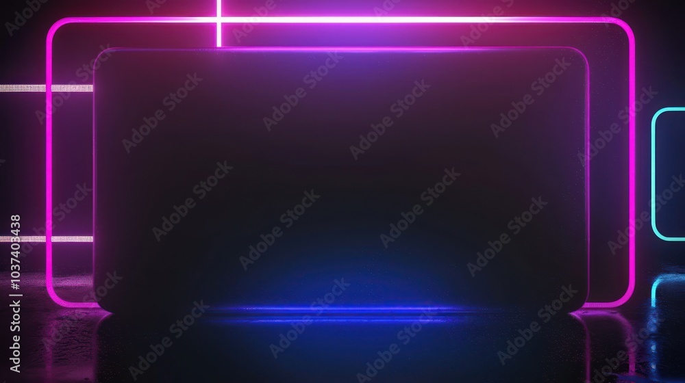 Abstract Neon Glow