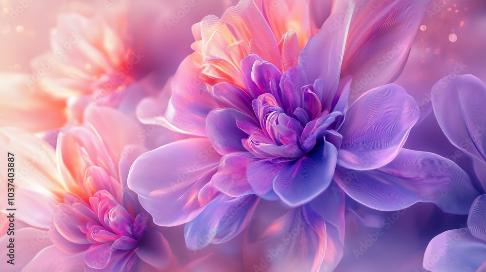 abstract floral background that evoke feelings of joy and happiness abstract floral background that evoke feelings of joy and happiness