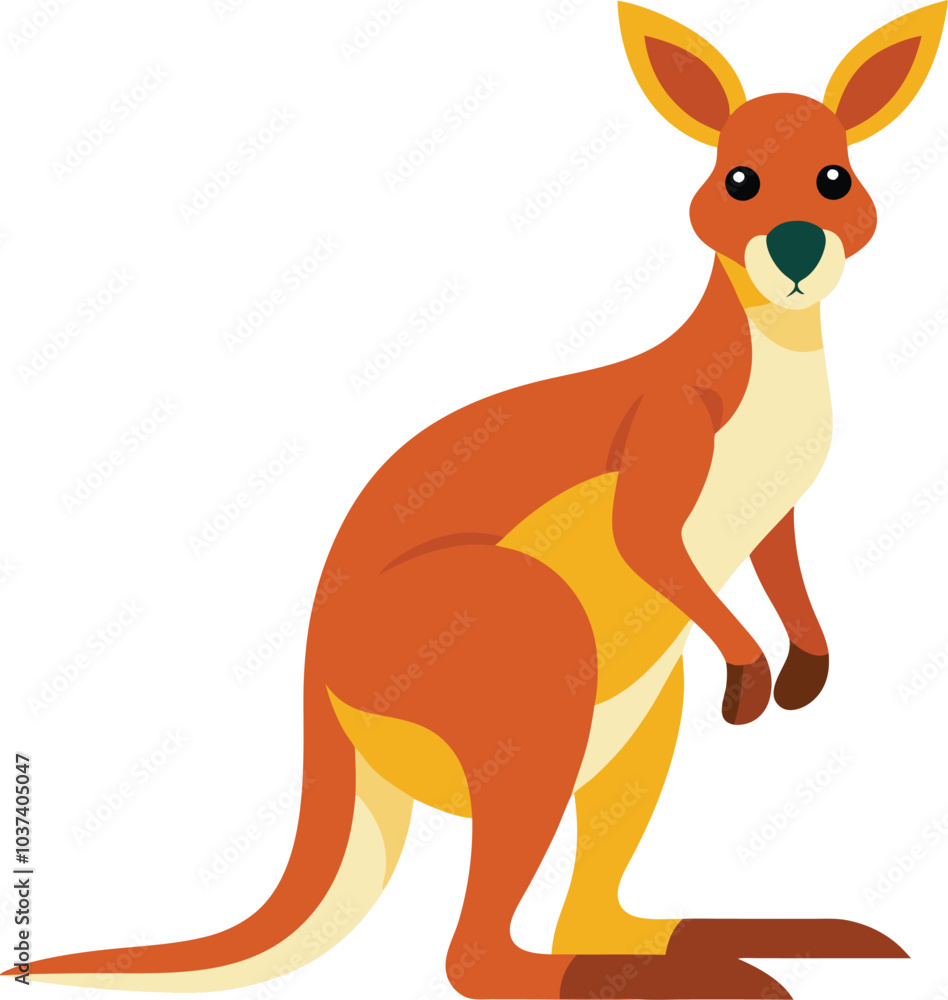 Fototapeta premium kangaroo vector