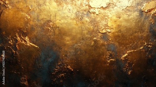 Stunning Gold Metallic Polished Texture Ideal for Abstract Backgrounds in Design Projects
