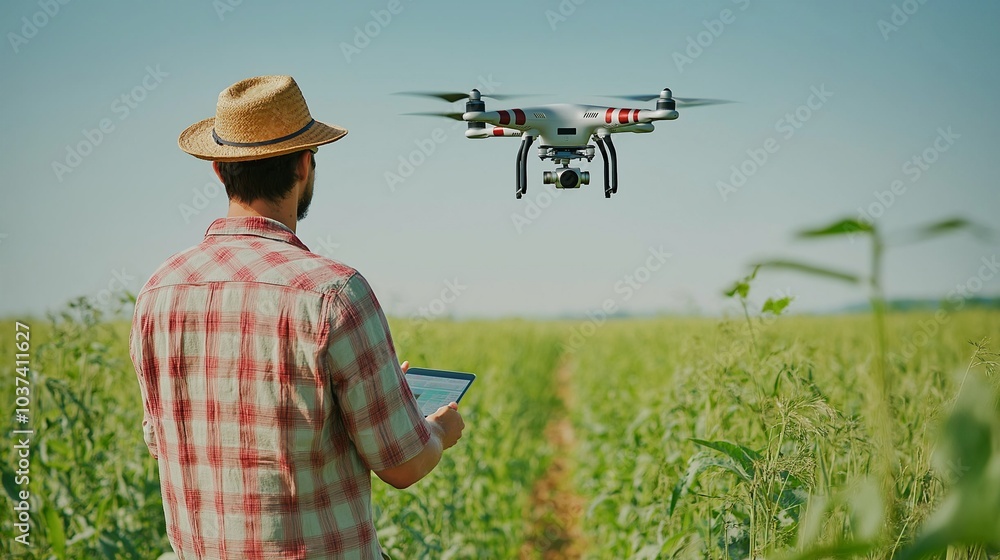 custom made wallpaper toronto digitalNew technologies in old industries. Farmer controls drone
