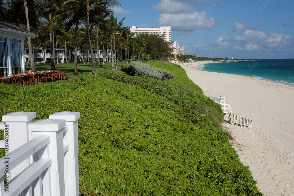 Naklejka premium beach resort