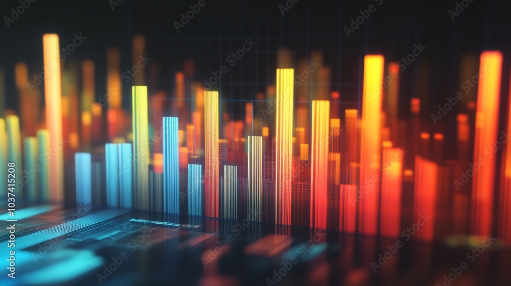 Abstract Colorful Data Visualization Background Abstract Colorful Data Visualization Background