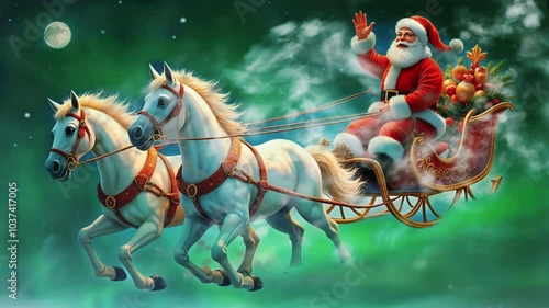 Marry chrismast in north pole