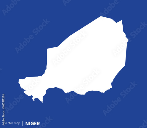 High Detailed Vector Map - Niger