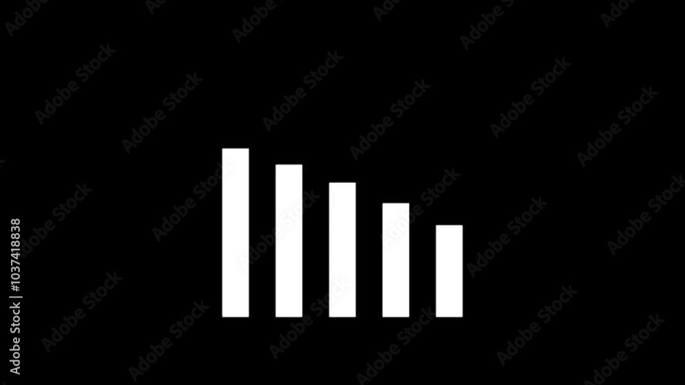 black background Business growth concept in graph chart showing marketing sales profit increasing to future target . black background Business growth concept in graph chart showing marketing sales profit increasing to future target .