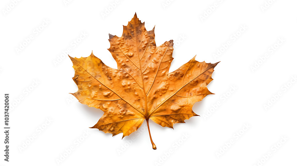 Autumn leaves on an isolated white background. Autumn leaves on an isolated white background.