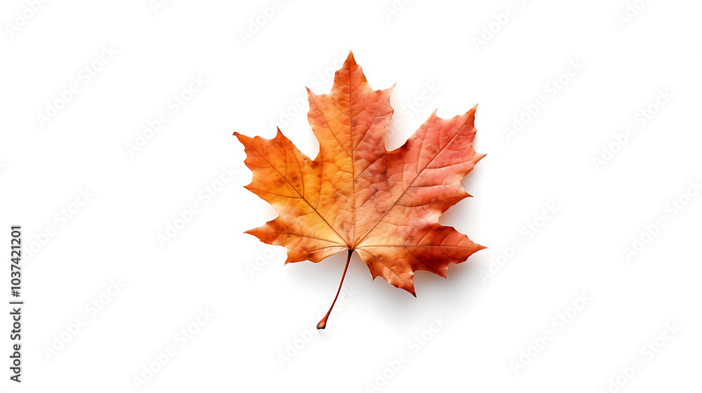 Autumn leaves on an isolated white background. Autumn leaves on an isolated white background.