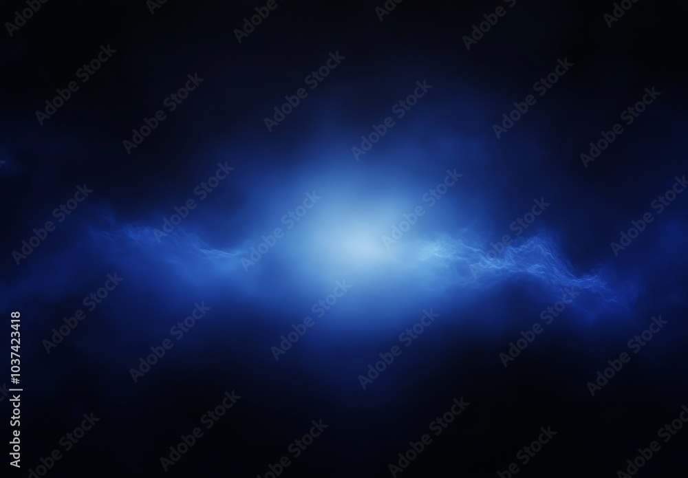 Fototapeta premium A dark blue gradient background with a grainy texture. 