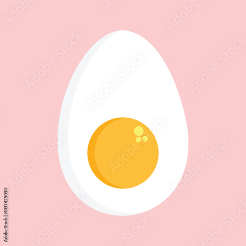 Whole chicken egg  with yolk