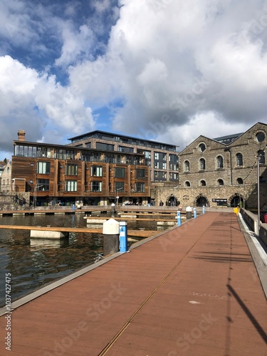 houses on the river bank