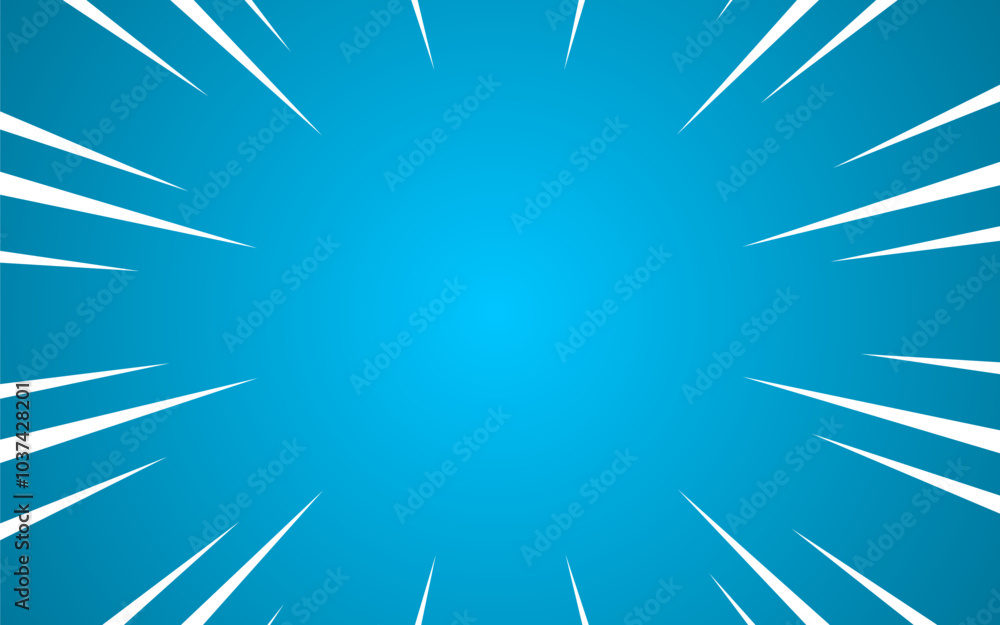 Fototapeta premium Comic cartoon burst background
