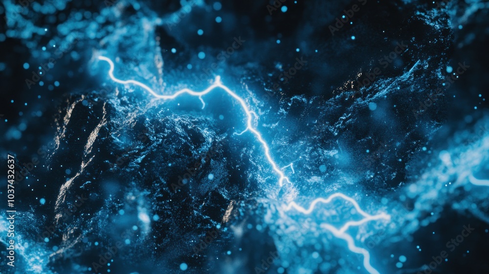 Abstract Lightning Strike Abstract Lightning Strike