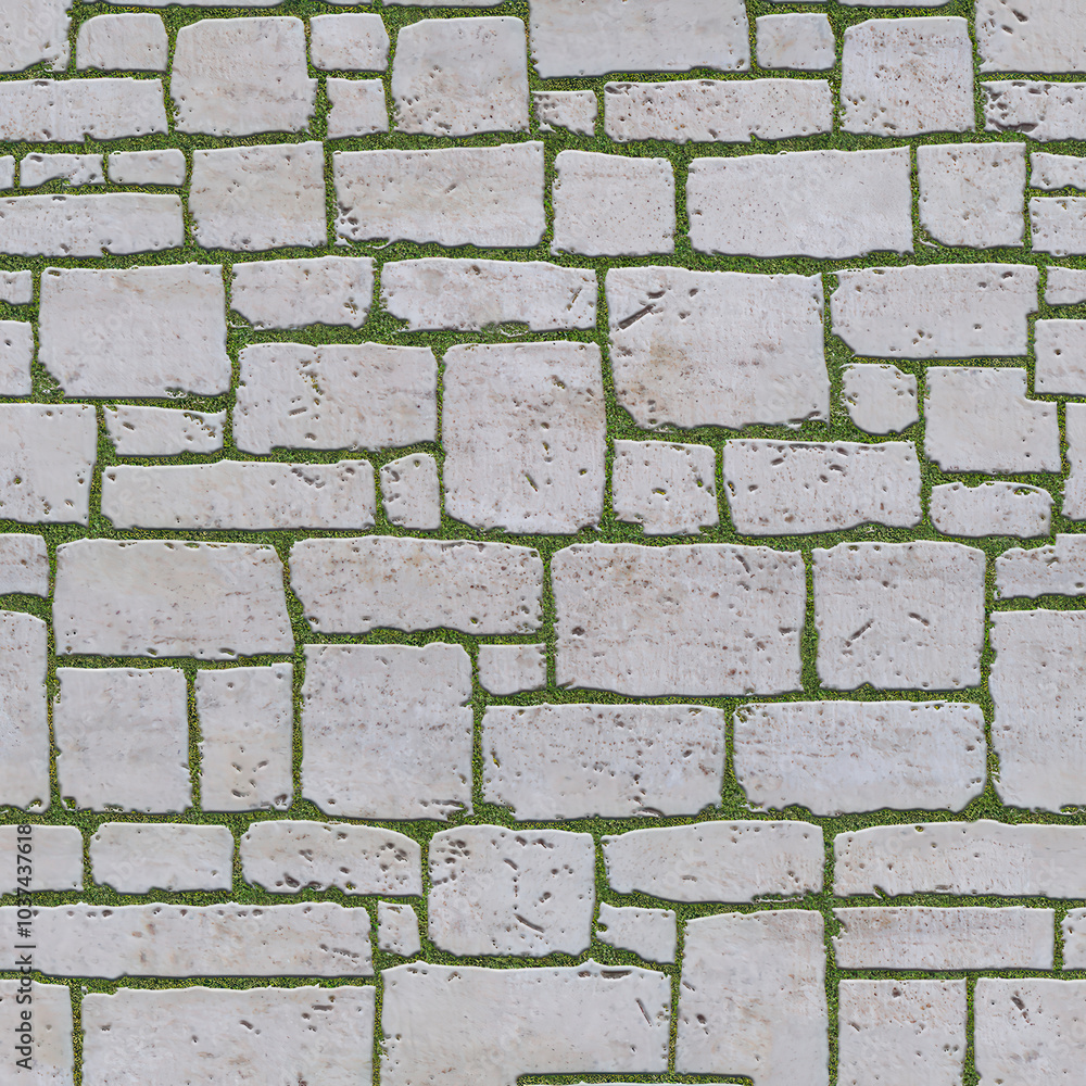 Mosaic concrete paving outdoor seamless texture Mosaic concrete paving outdoor seamless texture