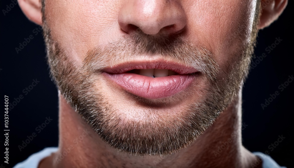 Obraz premium mouth close up