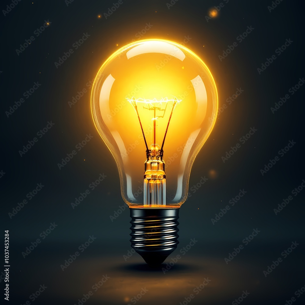 light bulb symbolizing innovative breakthrough with smart idea light bulb symbolizing innovative breakthrough with smart idea