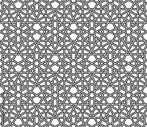 Canvas Print Seamless geometric pattern