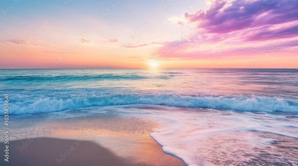 Obraz premium Sunset at the Beach