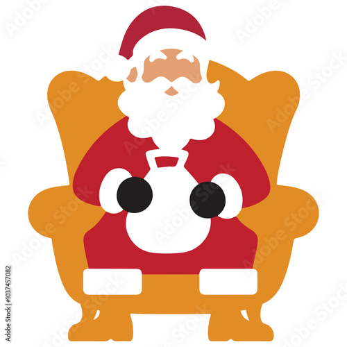 Christmas theme with Santa and elf