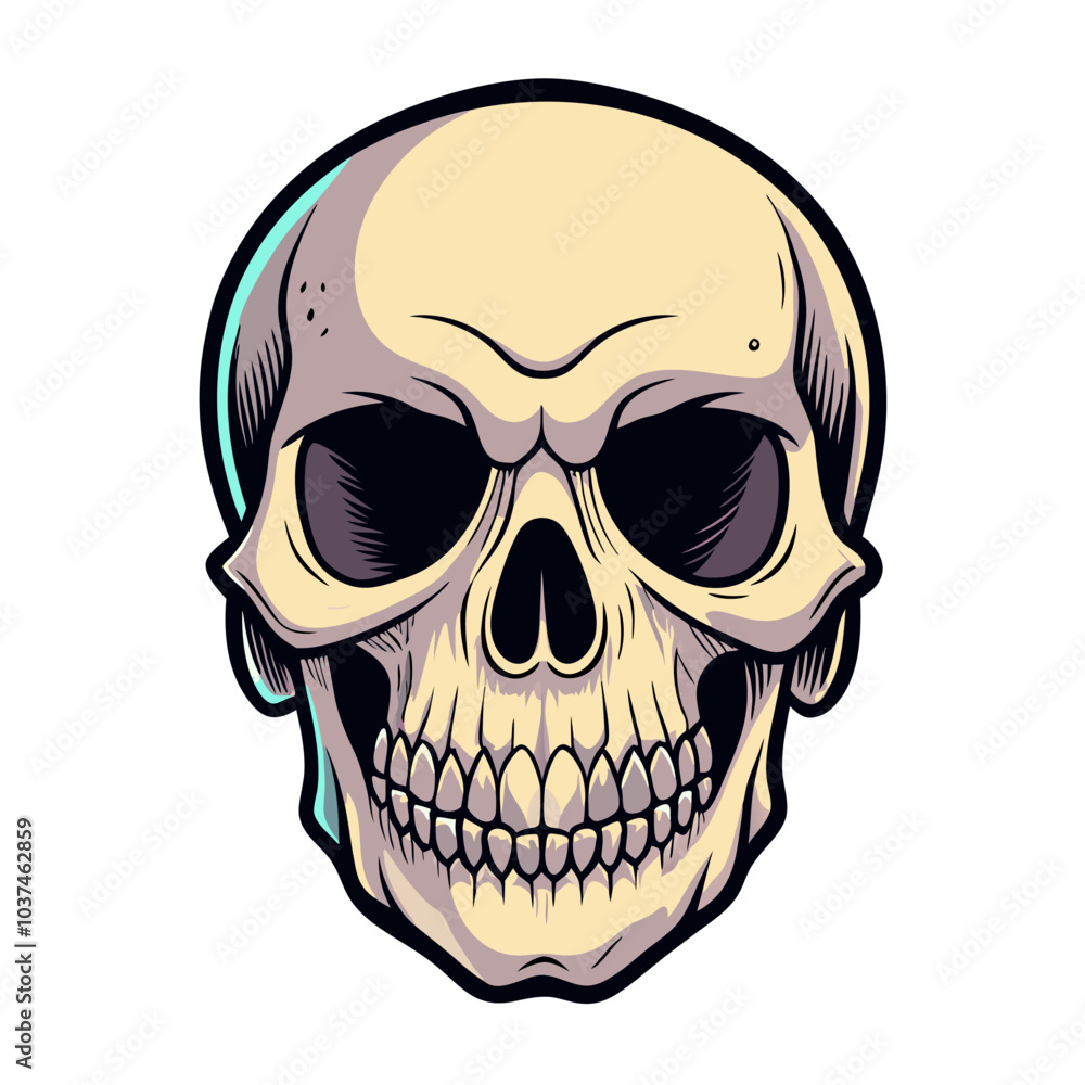 Fototapeta premium Skull Illustrations Design for Outdoor t-shirt Design