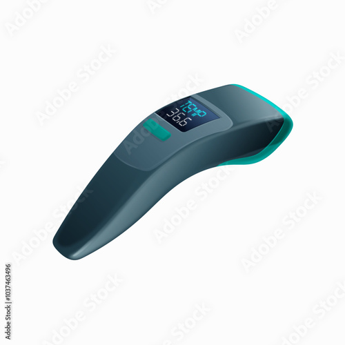 Electronic modern thermometer with screen for displaying body temperature
